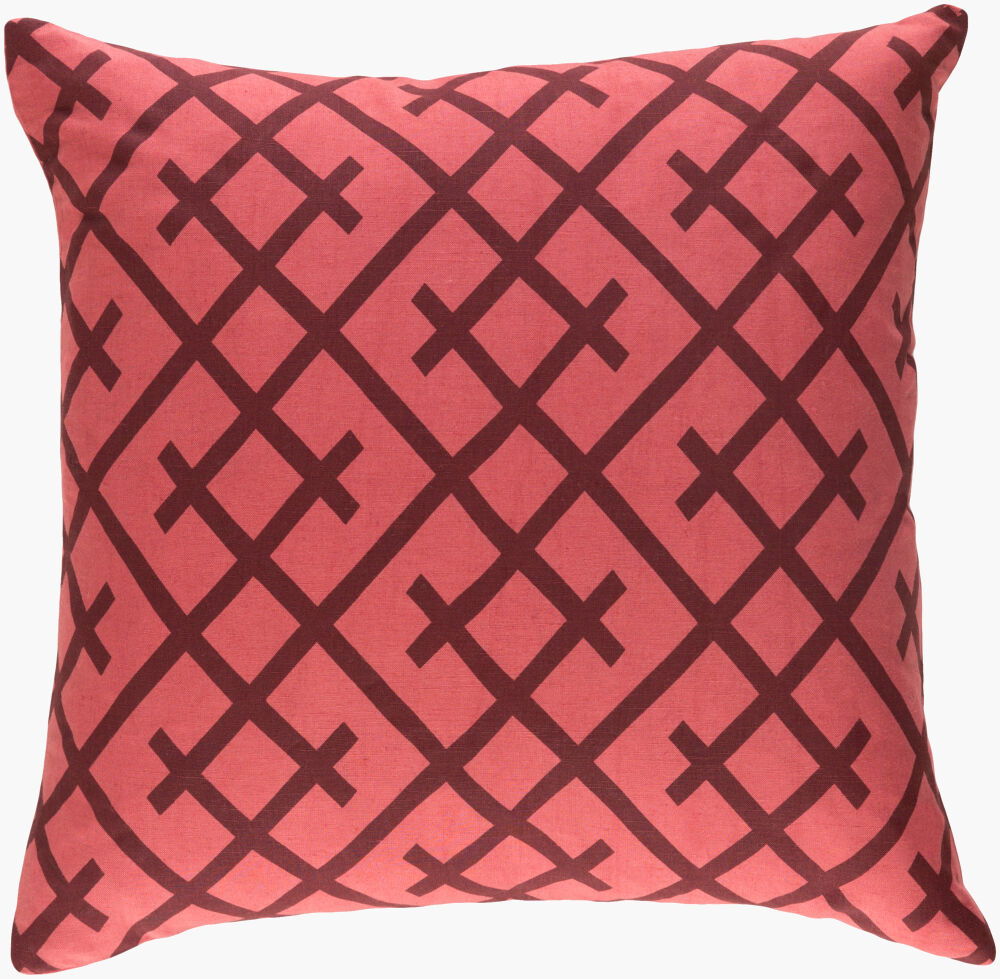 Ethiopia Accent Pillow Poly, Decorative Pillow by Surya, 18" length x 18" width