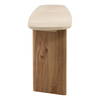 Aelwyn Console Table Natural, by Dovetail, 63" width x 30.16" height x 18.78" depth thumbnail 3
