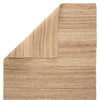 Rhein Natural Solid Tan Area Rug (5'X8') thumbnail 2
