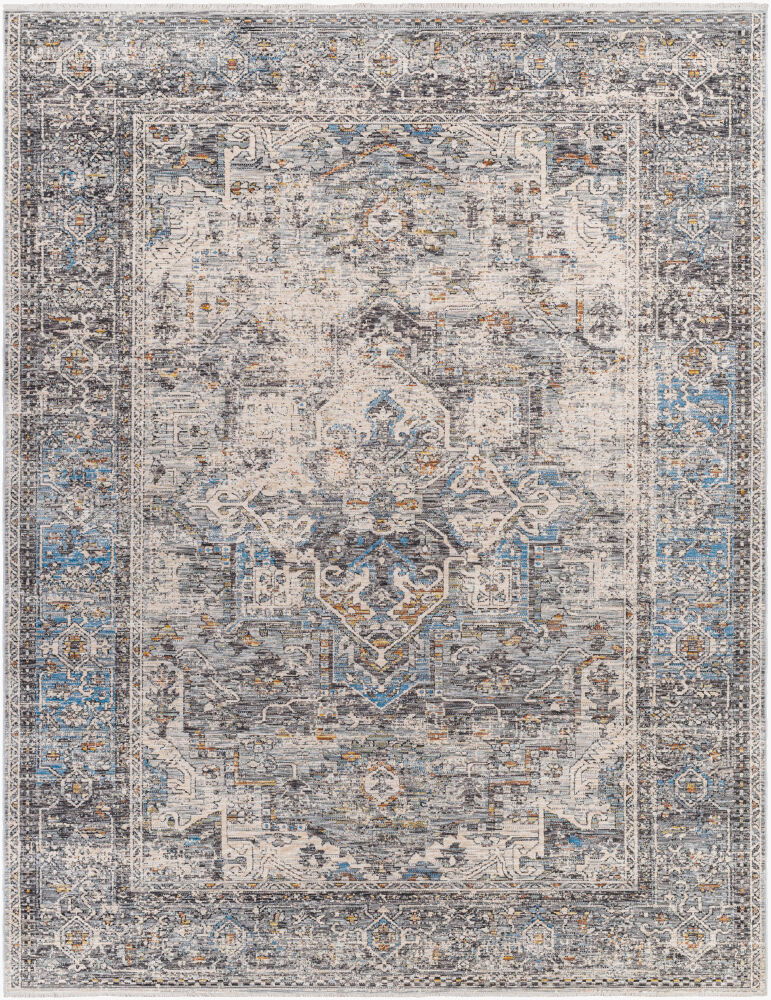 Chicago Machine Woven Rug, by Surya, 12'7.57" length x 8'10.3" width