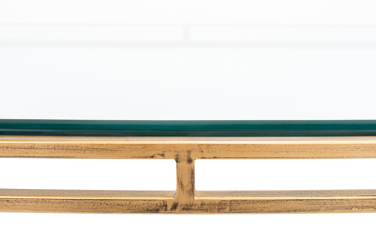 Parallel Lines Coffee Table, by Sarreid, 2' length x 4' width x 1'7" height View 3