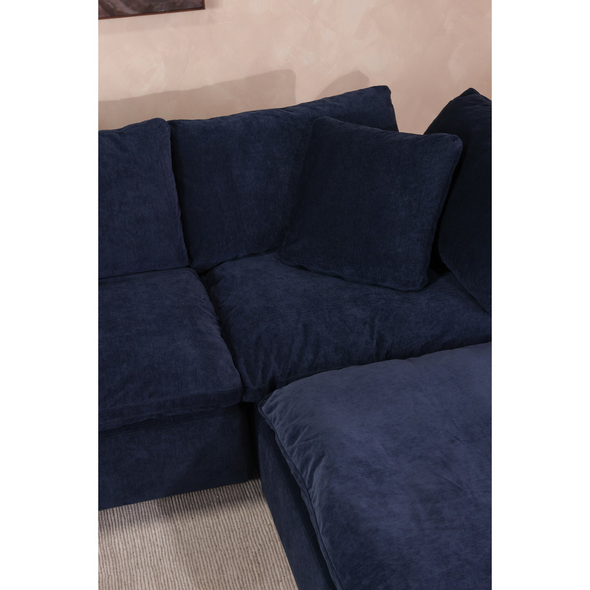 Clay Dream Modular Sectional, Sectional Sofa by Moe's Home, 133.5" width x 32" height x 133.5" depth View 10
