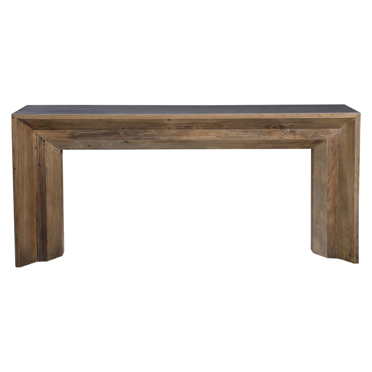 Vail Reclaimed Wood Console Table, by Uttermost, 72" width x 32" height x 18" depth View 1