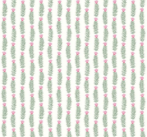 Eden White & Green Wallpaper