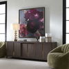Botero Walnut Console Cabinet, Furniture by Uttermost, 86" width x 30" height x 18" depth thumbnail 4
