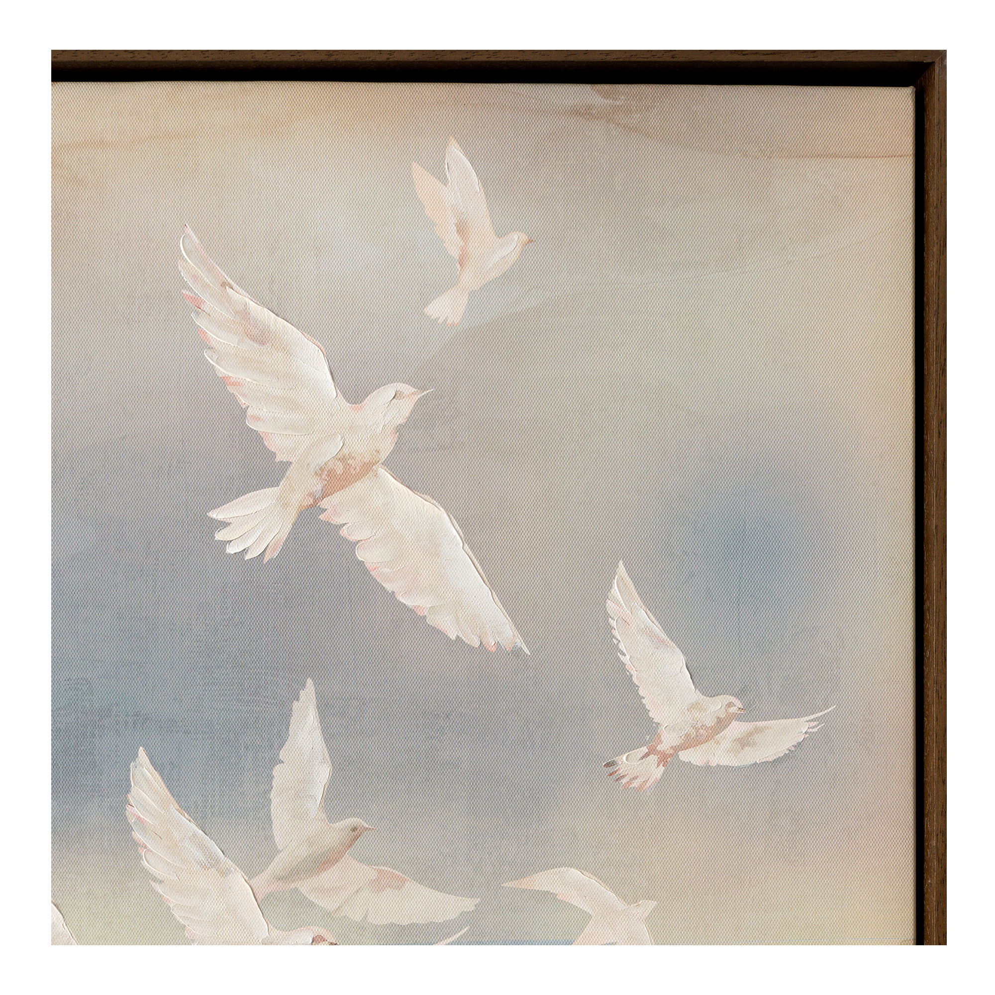 Flock Framed Painting large image 