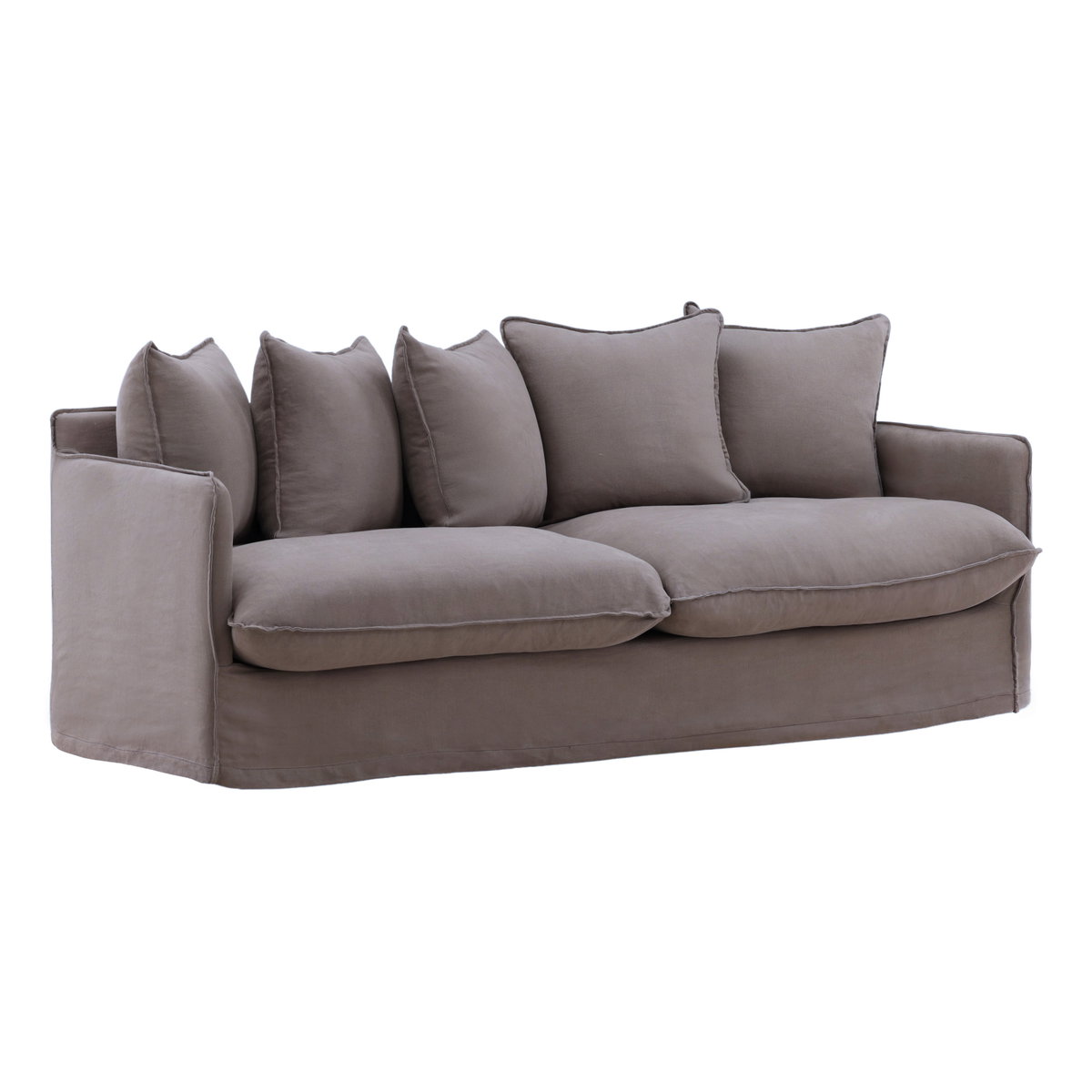 Lexia Sofa Frame, Sofas & Sectional by Dovetail, 82.79" width x 29.34" height x 38.19" depth
