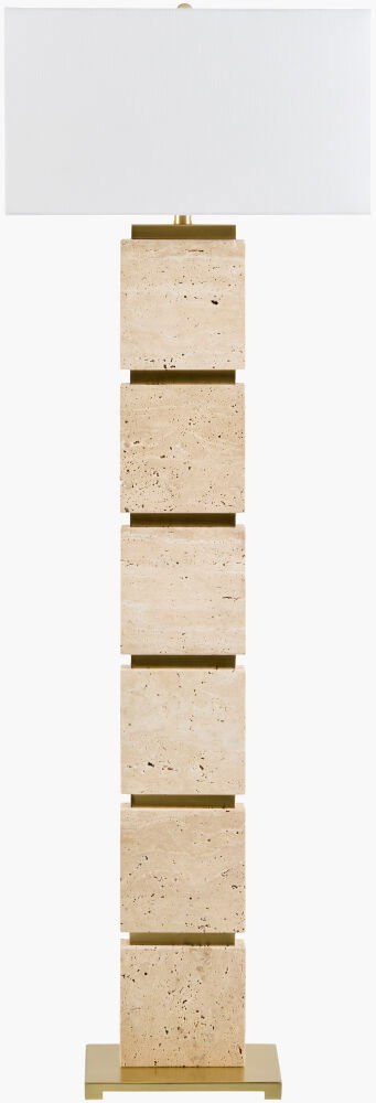 Ponta Accent Floor Lamp, by Surya, 12" width x 60" height