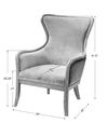 Snowden Tan Wing Chair thumbnail 2