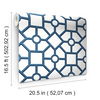 Hedgerow Trellis Navy Peel & Stick Wallpaper thumbnail 4