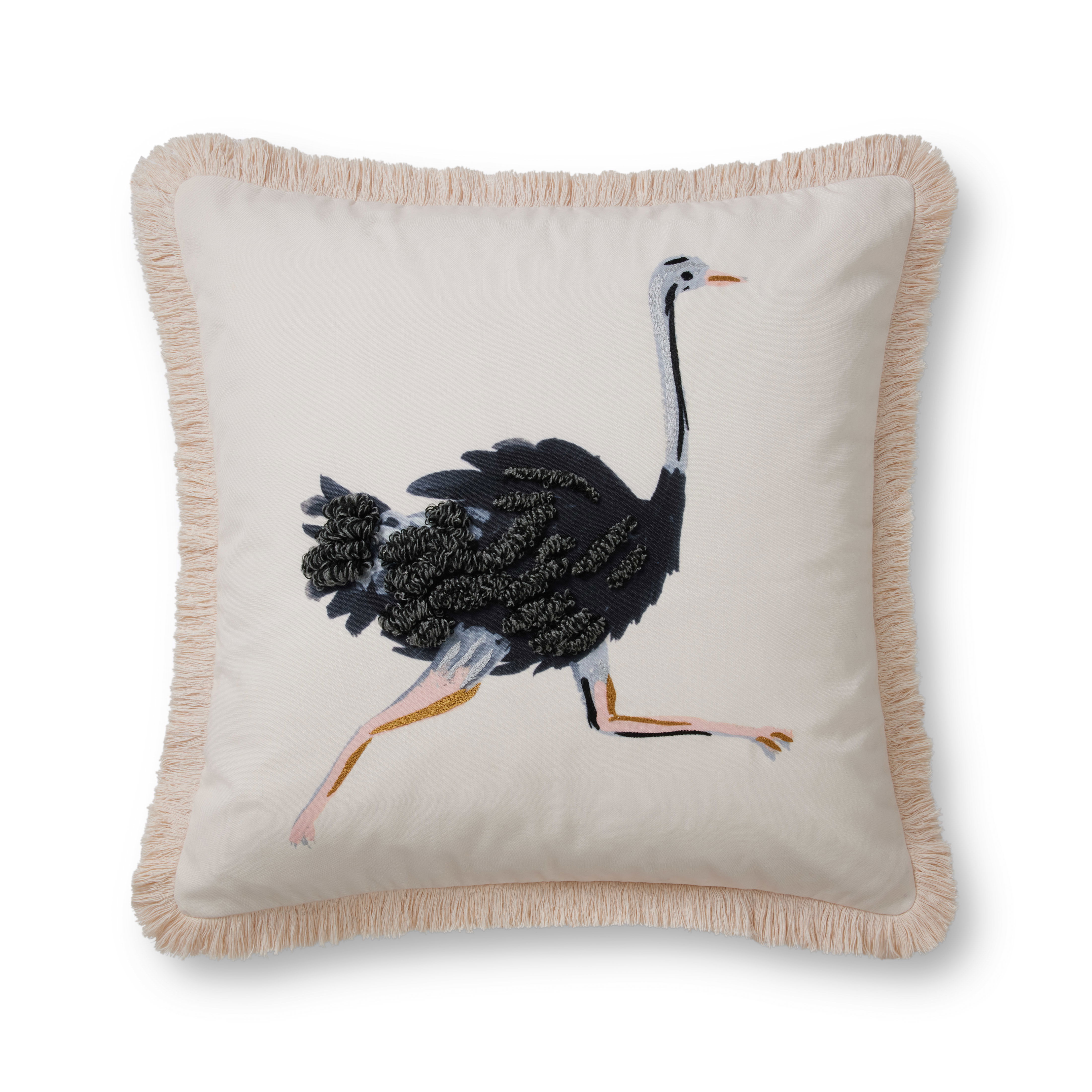 Rifle Paper Co. x Loloi Pillows Pillow, Decorative Pillow, 22" length x 22" width