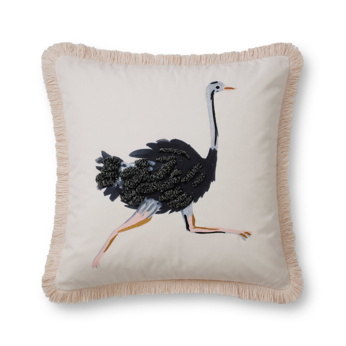 Rifle Paper Co. x Loloi Pillows Pillow, Decorative Pillow, 22" length x 22" width