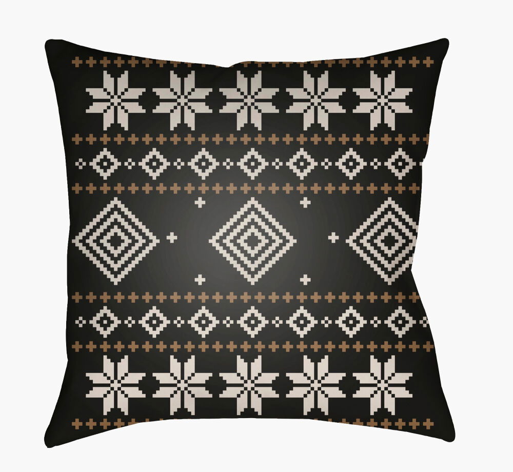 Fair Isle II Accent Pillow, Decorative Pillow by Surya, 18" length x 18" width