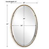 Twisted Branch Oval Mirror, by Uttermost, 22" width x 34" height x 1.25" depth thumbnail 3