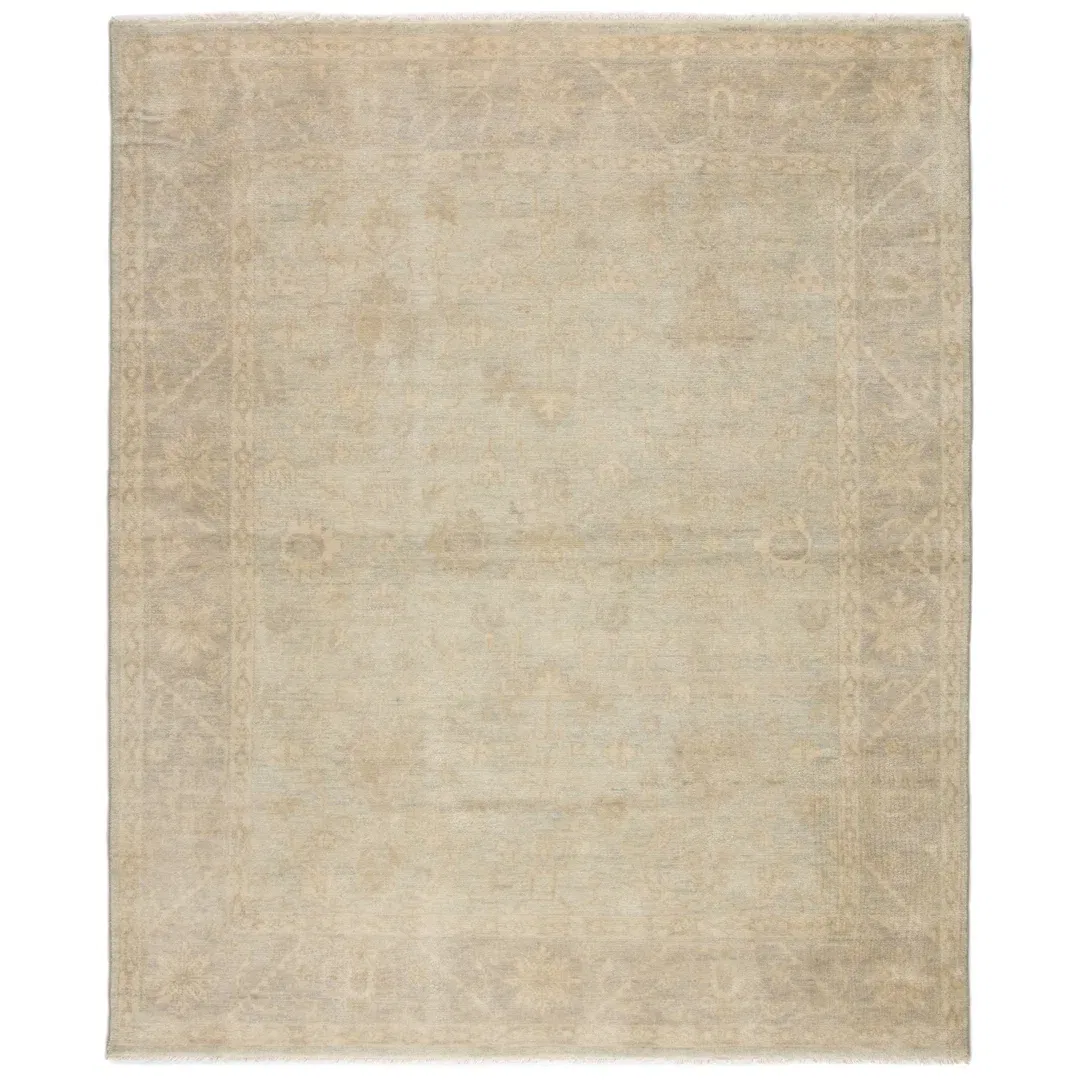Jaipur Living Verity Hand-Knotted Oriental Gray/ Cream Area Rug (10'X14') large image 