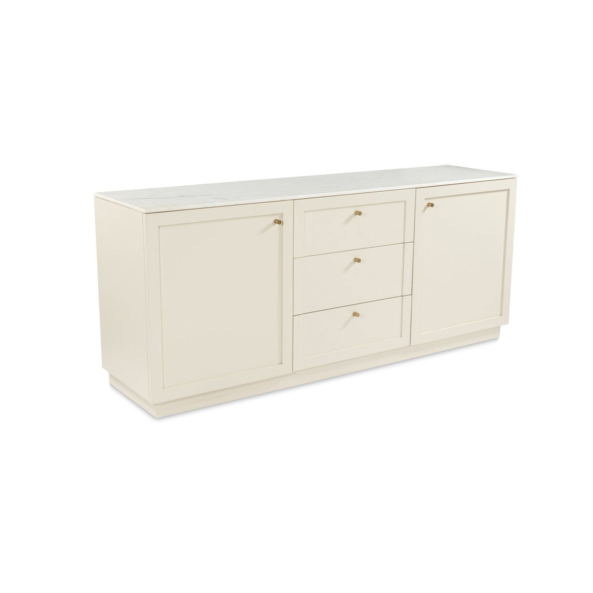 Nadine Sideboard Cream, Cabinets & Sideboard by Moe's Home, 78" width x 33" height x 20" depth View 2