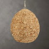 Kauri 1 Light Wooden Bead Pendant, by Uttermost, 1'6" width x 1'8" height x 1'6" diameter x 1'6" depth thumbnail 2