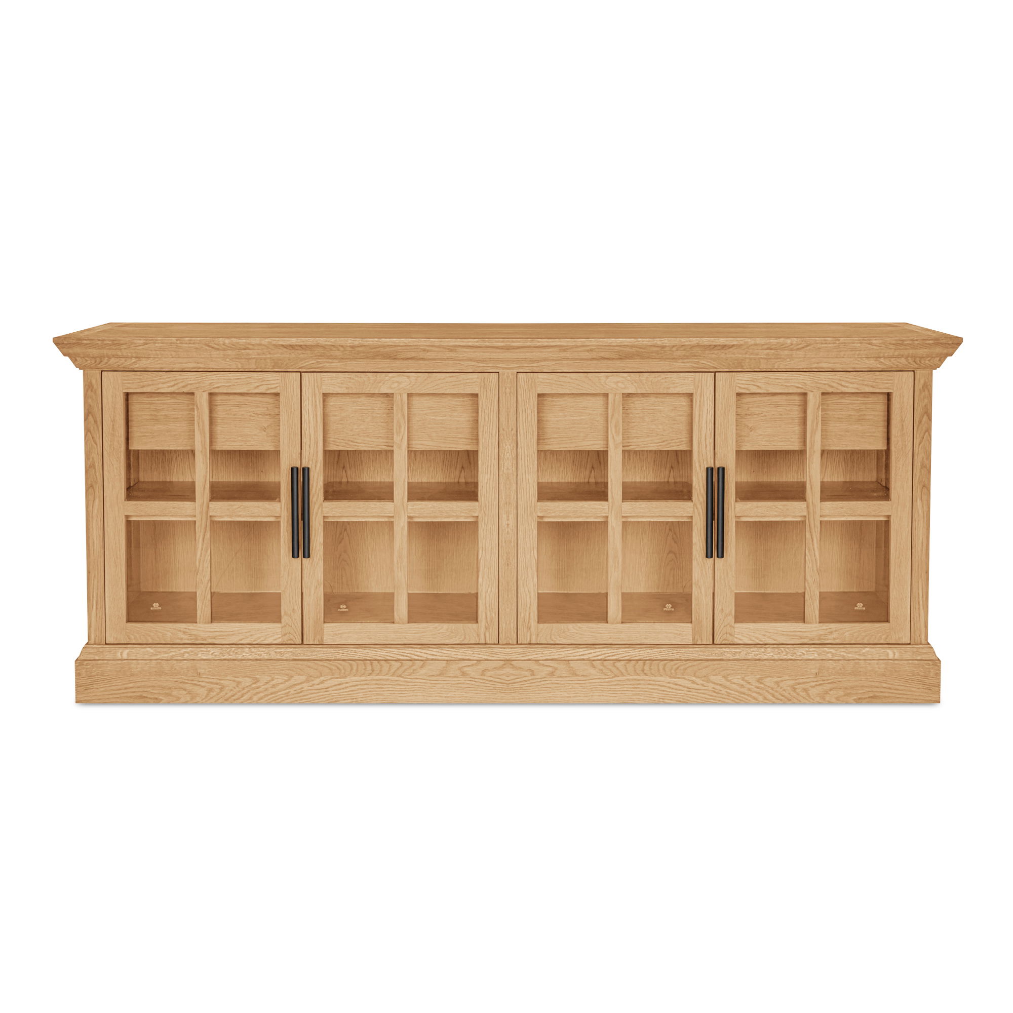Raymond Sideboard Natural, Cabinets & Sideboard by Moe's Home, 78" width x 32" height x 20" depth View 1
