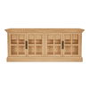 Raymond Sideboard Natural, Cabinets & Sideboard by Moe's Home, 78" width x 32" height x 20" depth thumbnail 1