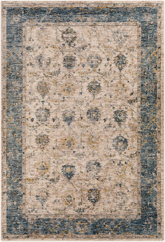 Mirabel Machine Woven Rug, by Surya, 7'4.58" length x 4'11.84" width