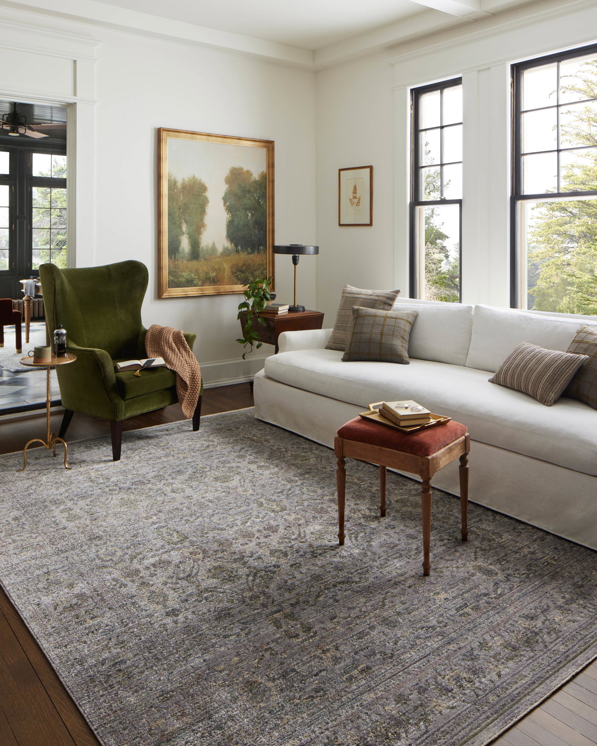 Jean Stoffer x Loloi Bradbury Rug, 2'6" length x 8' width View 3