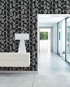 Primitive Vines Black Metallic Wallpaper thumbnail 1