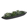 Verde Succulent Centerpiece In Bowl, Artificial Plants & Flower by Uttermost, 29" width x 6" height x 8" depth thumbnail 4