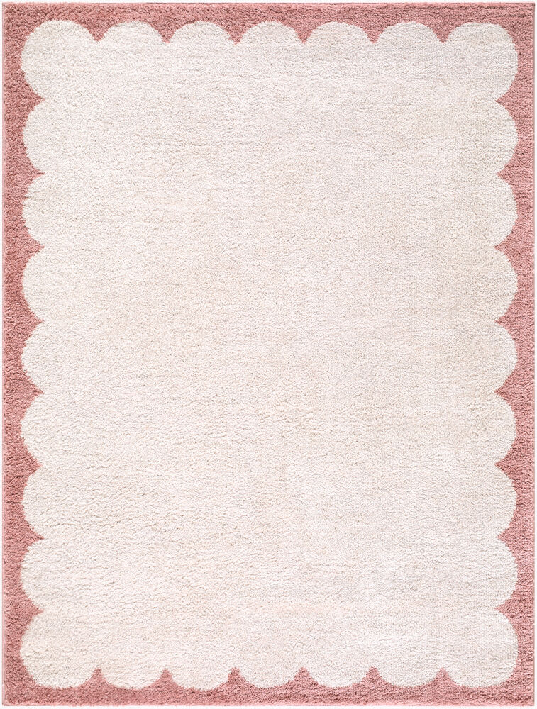 Fossay Shag Machine Woven Rug, by Surya, 7'2.61" length x 2'7.5" width