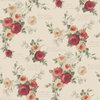 Heirloom Rose Red & Beige Wallpaper, by York Wall, 33' length x 1'8.5" width x 0.02" depth thumbnail 1