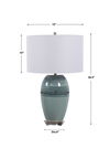 Caicos Teal Table Lamp thumbnail 2