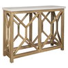 Catali Ivory Stone Console Table, Furniture by Uttermost, 41" width x 30" height x 14" depth thumbnail 5