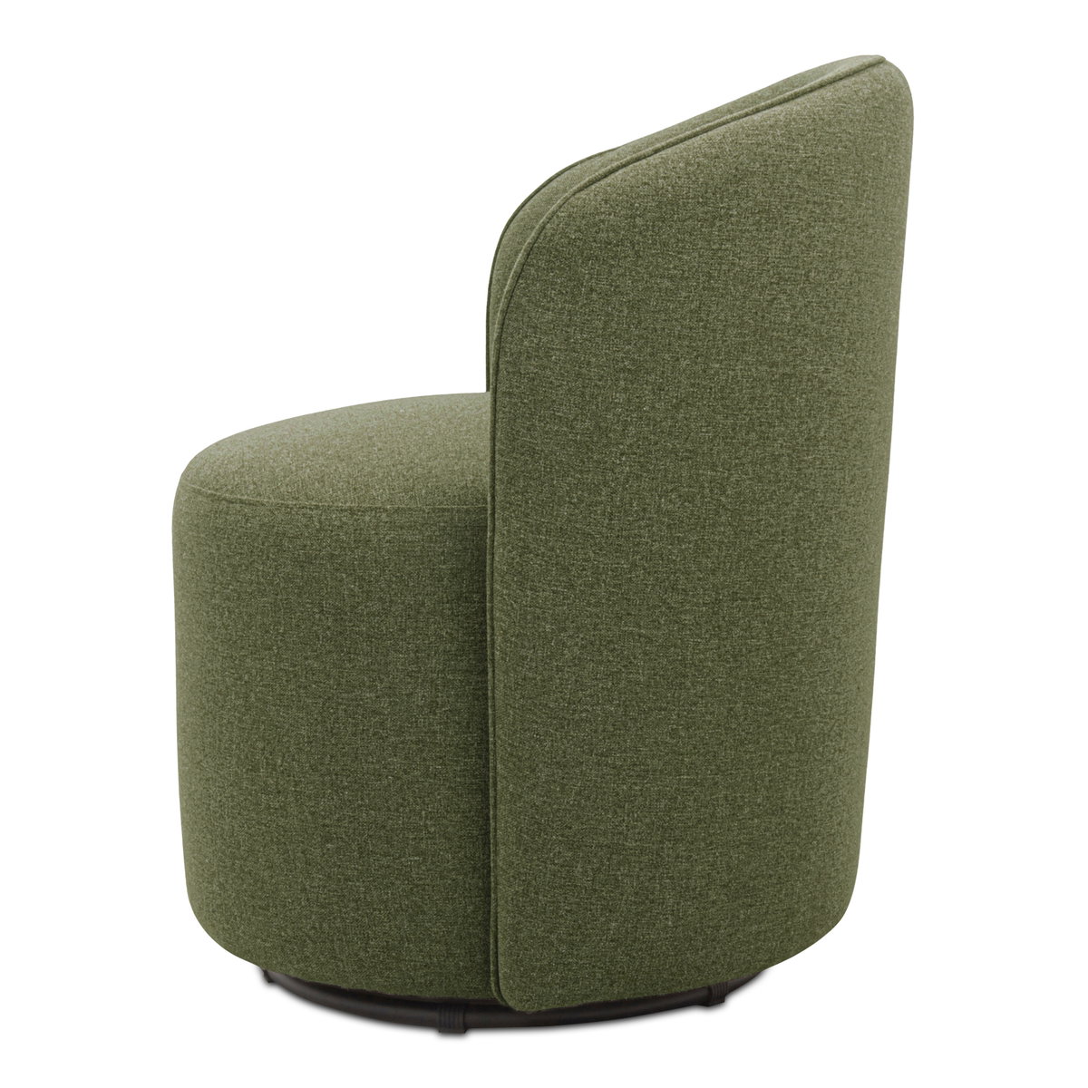 Sylvie Outdoor Swivel Dining Chair Green, by Moe's Home, 25.5" width x 32.3" height x 25.5" depth View 3