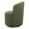 Sylvie Outdoor Swivel Dining Chair Green, by Moe's Home, 25.5" width x 32.3" height x 25.5" depth thumbnail 3