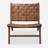 Plait Woven Leather Accent Chair thumbnail 0