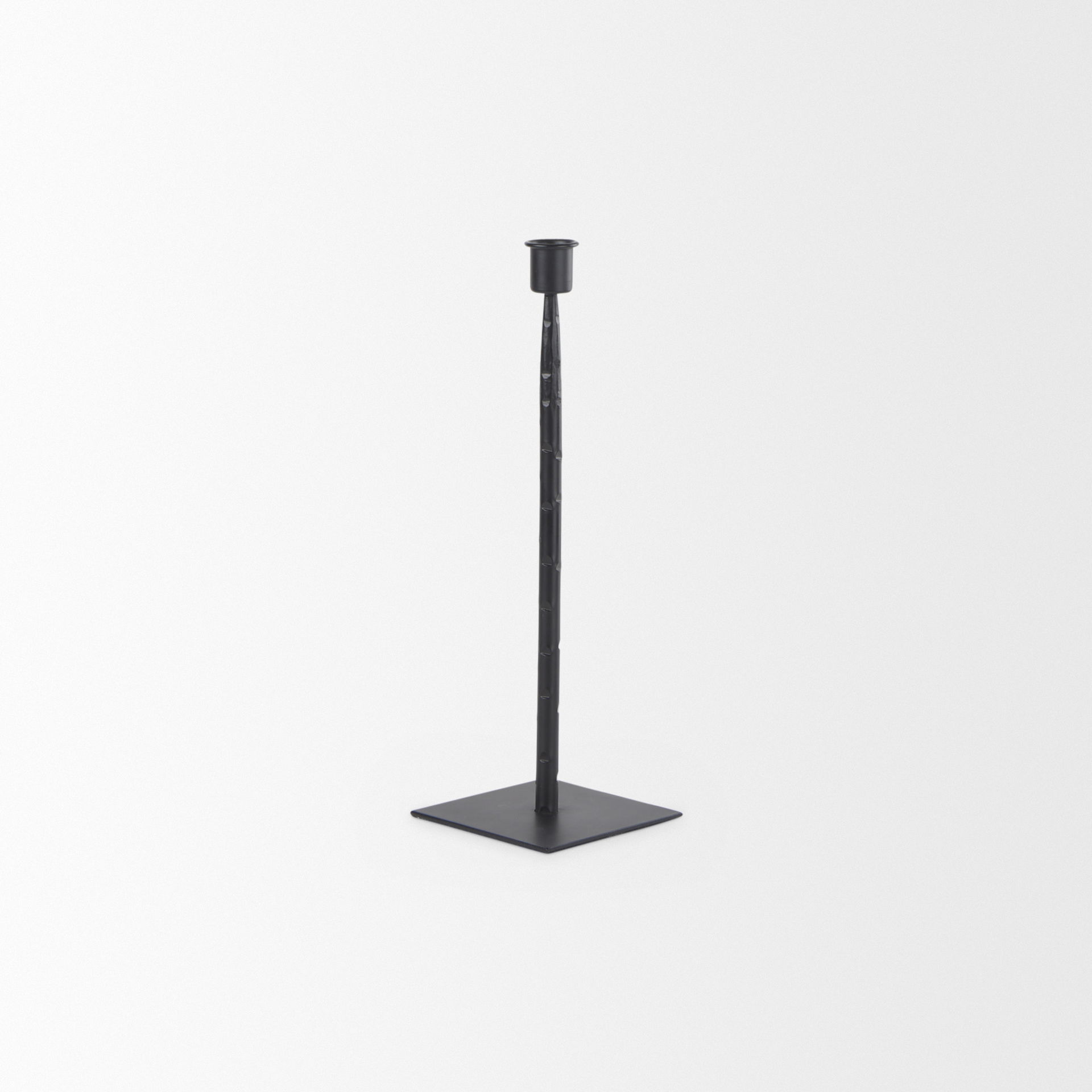 Porter  Small Black Iron Candle Holder large image 