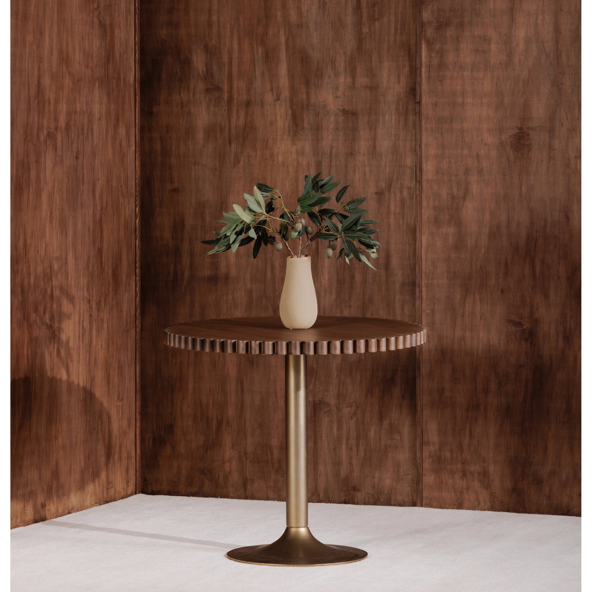 Nomi Cafe Table Brown, Coffee Table by Moe's Home, 36" width x 30" height x 36" depth View 8