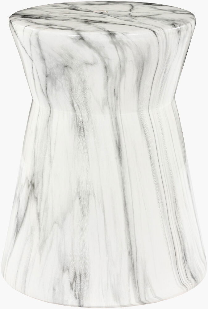 Abruzzo Garden Stool, Outdoor Furniture by Surya, 1'3" width x 1'7" height