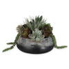 Yuma Succulent Centerpiece, Artificial Plants & Flower by Uttermost, 15" width x 13" height x 14" depth thumbnail 1
