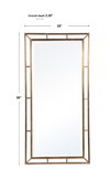 Farrow Copper Industrial Mirror, by Uttermost, 2'4" width x 4'7.9" height x 1.97" depth thumbnail 3