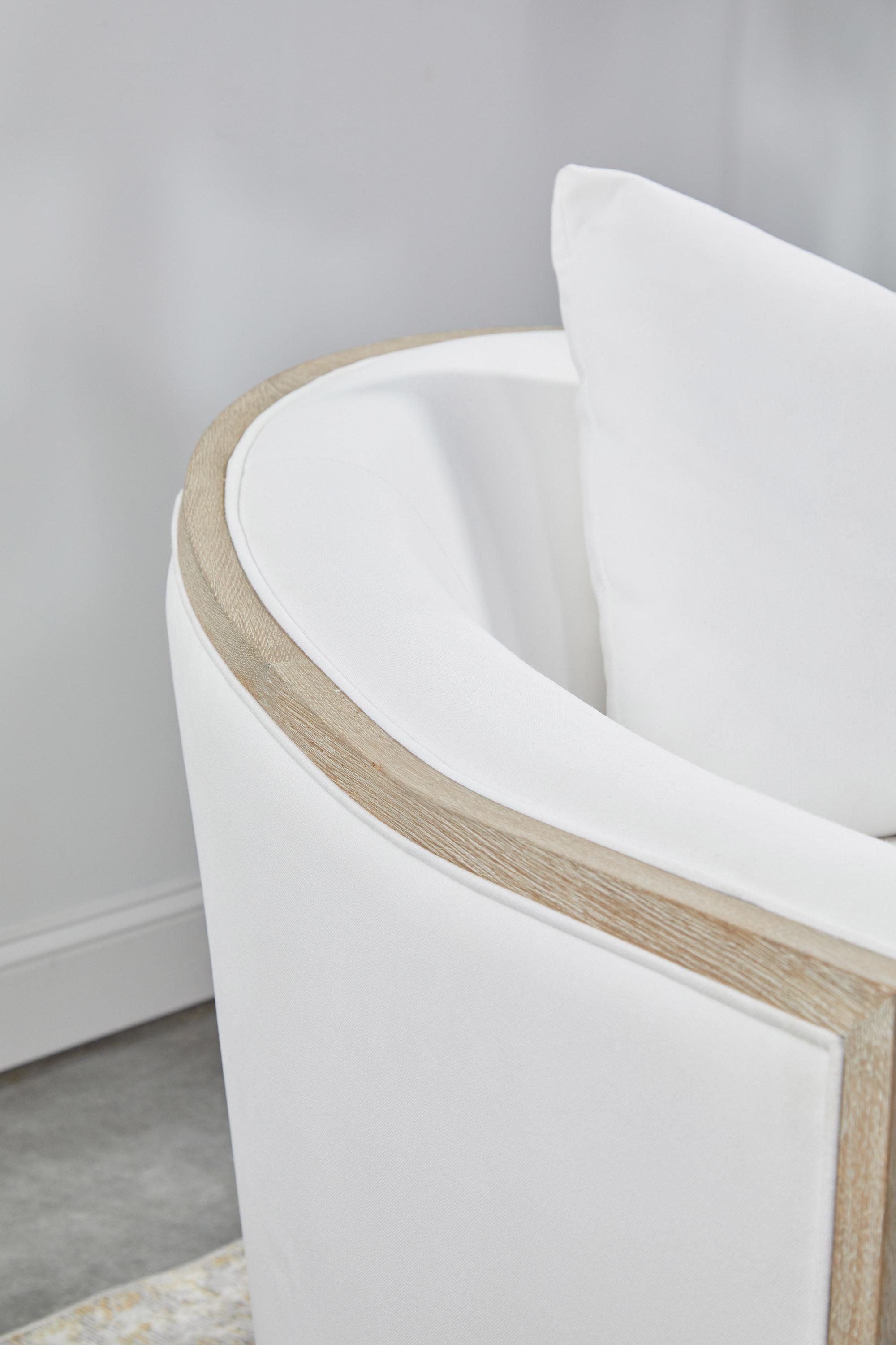 Paxton Swivel Club Chair, Accent Chair by Essentials for Living, 36" width x 30.25" height x 36" depth View 12