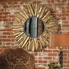 Hemani Antique Gold Mirror, by Uttermost, 42.75" width x 42.75" height x 2.75" depth thumbnail 4