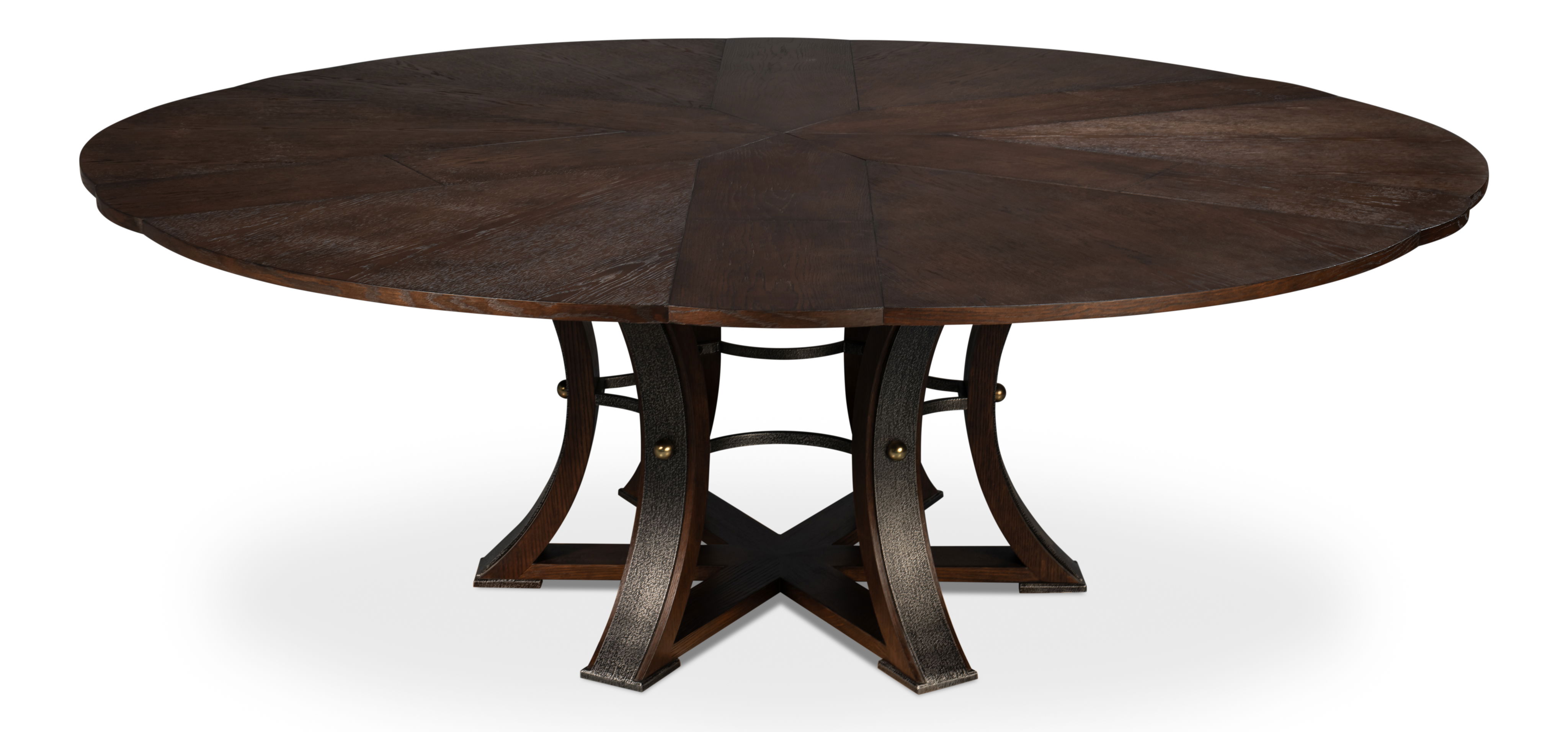Tower Jupe Dining Table,Lrg,Burnt Brown large image 