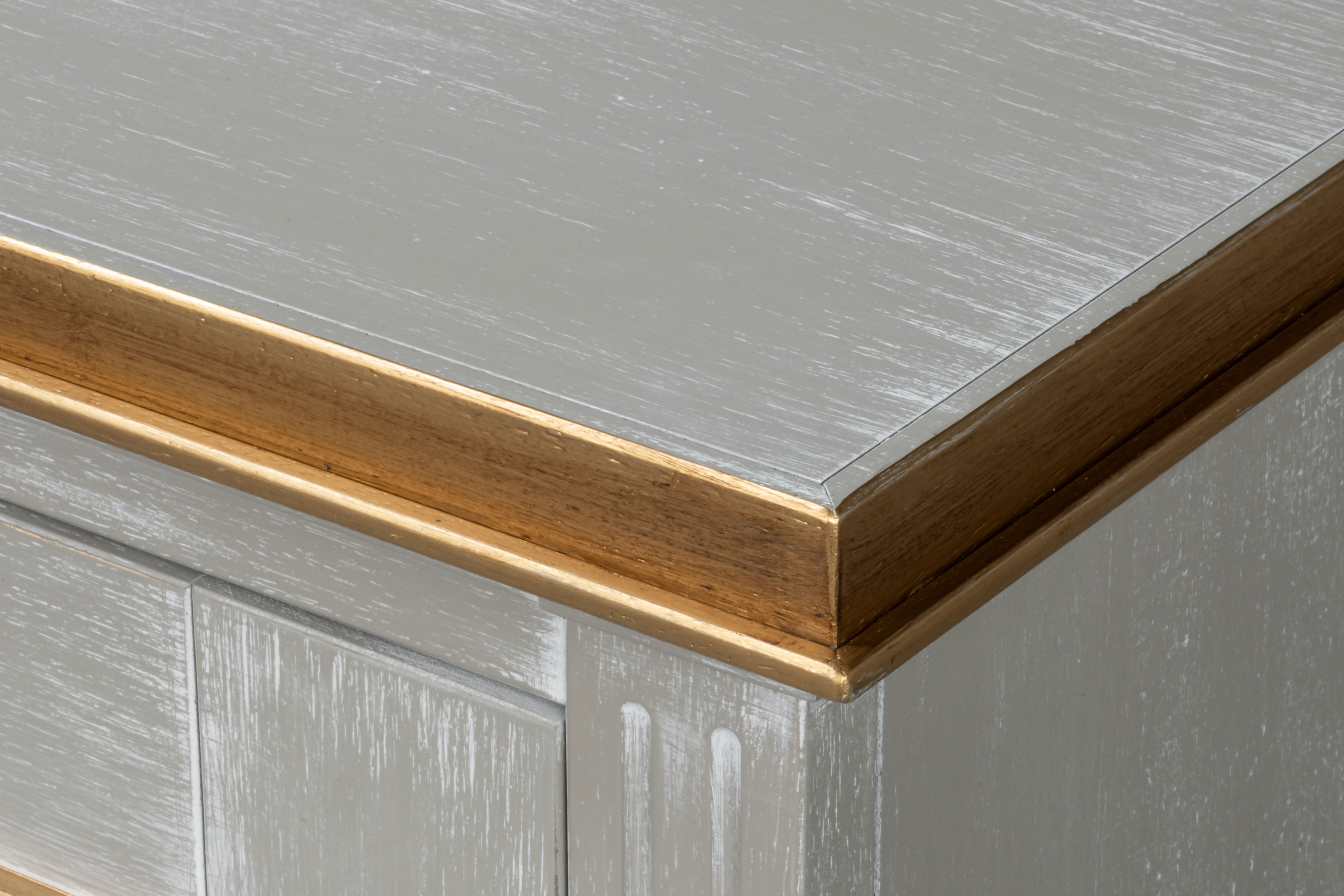 Louis Xvi Buffet,Carmine Legno, Cabinets & Sideboard by Sarreid, 60" length x 18" width x 34" height View 11