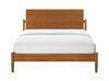 Monterey Queen Platform Bed, Amber, by Greenington, 88.5" length x 63.75" width x 40" height thumbnail 1