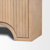 Sorina Reverse Fluted Light Brown Wood Sideboard thumbnail 11
