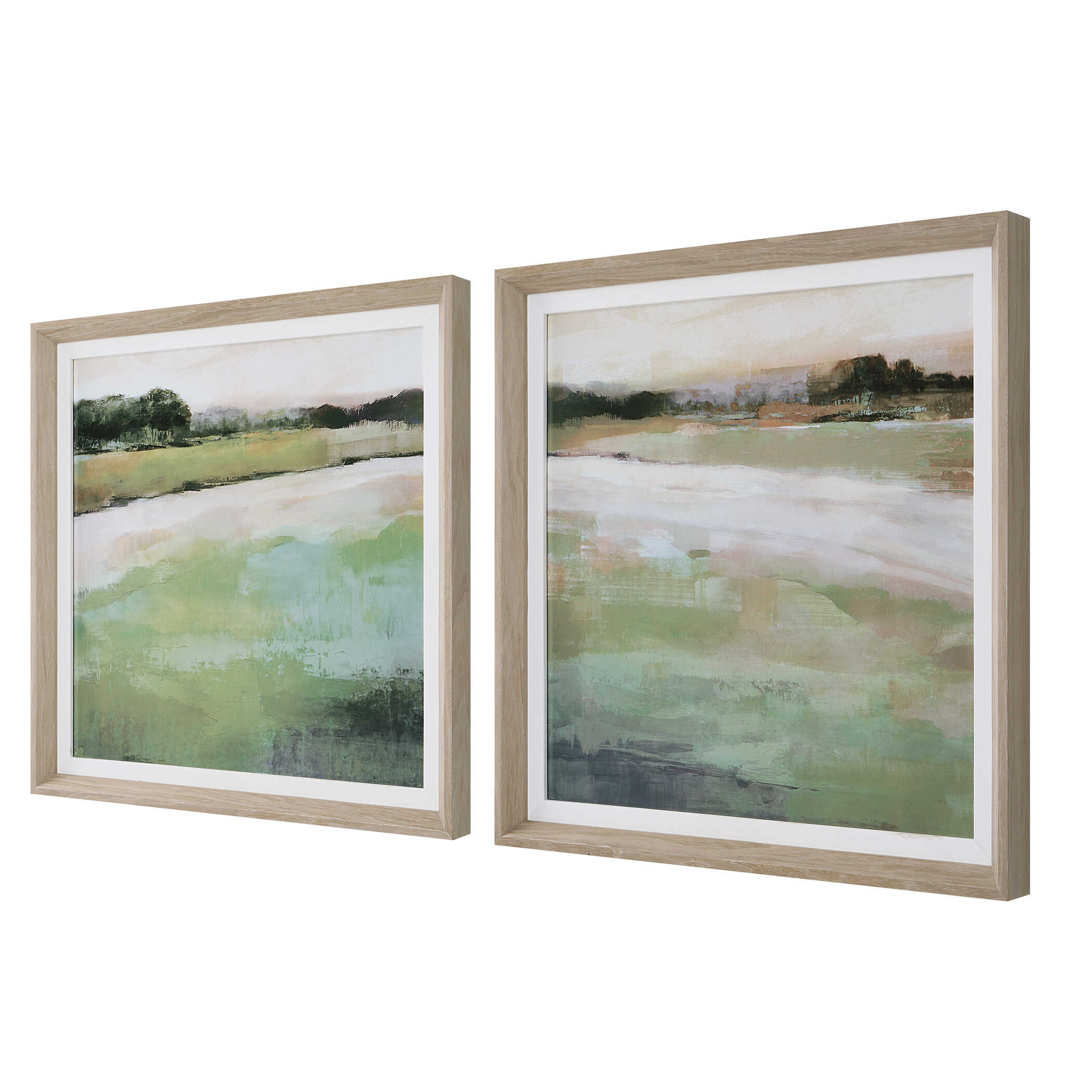 Vivid Vista Framed Prints Set/2, Painting by Uttermost, 28" width x 28" height x 2" depth View 5