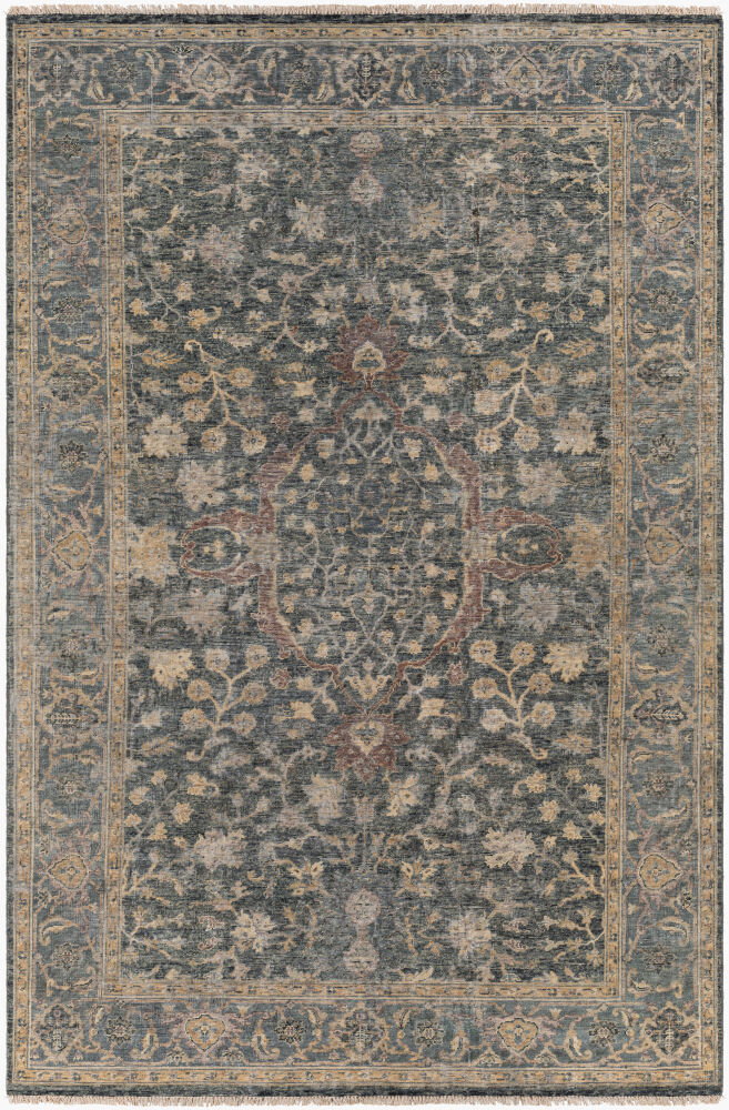 Anatolia Handmade Rug, by Surya, 9' length x 6' width