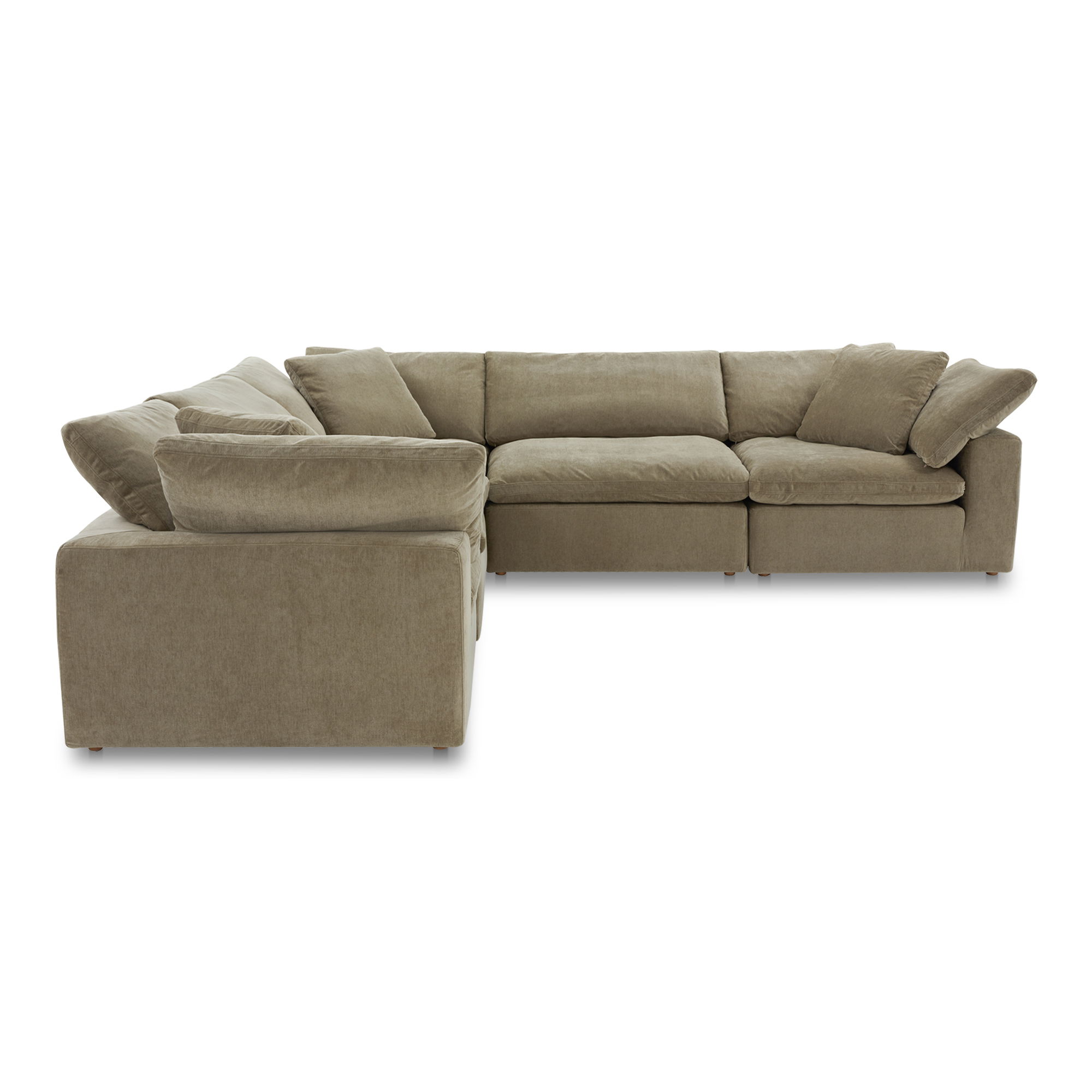 Terra Classic L-shaped Modular Sectional Desert Sage large image 