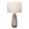 Volterra Taupe-Gray Table Lamp, by Uttermost, 15" width x 27.5" height x 15" depth thumbnail 1