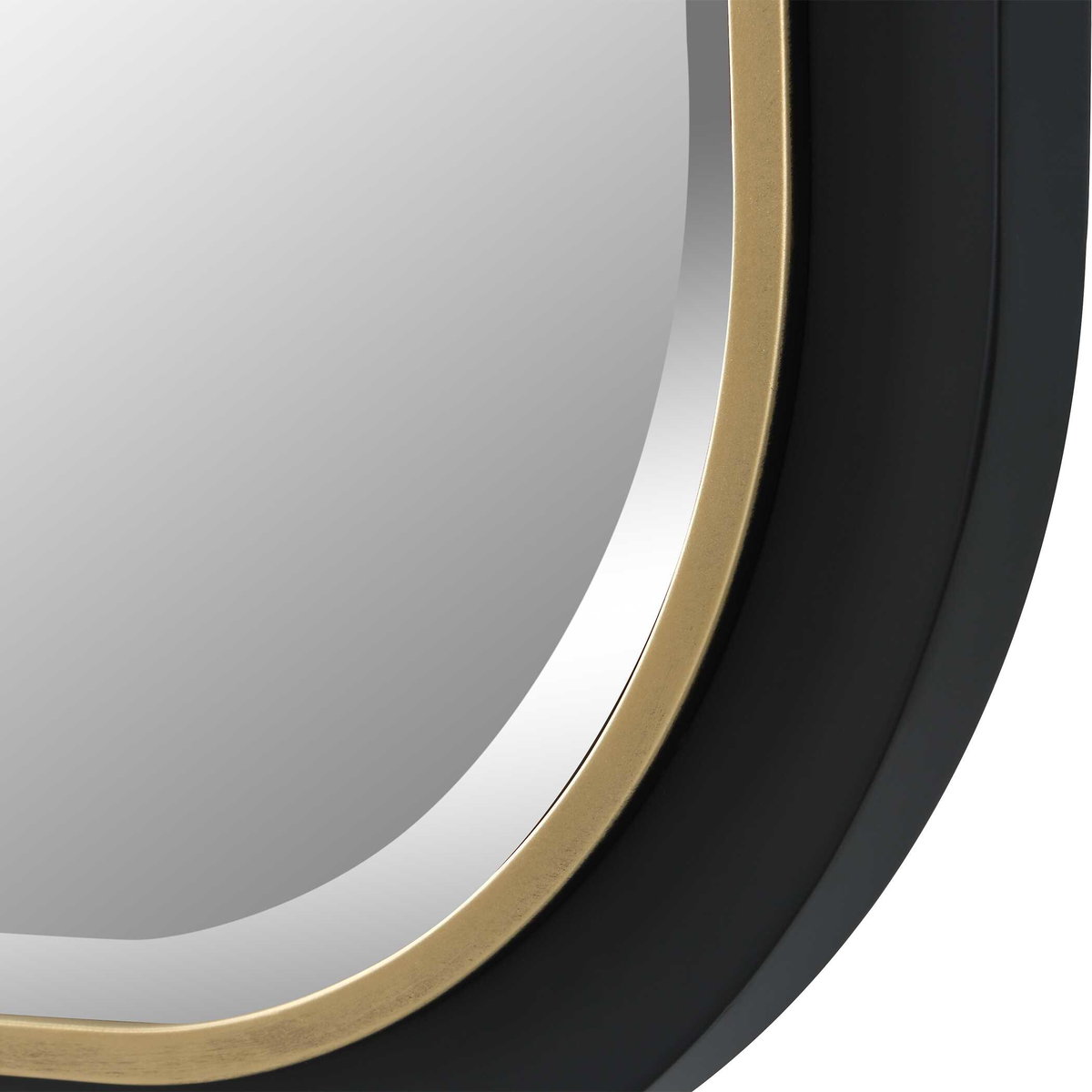 Nevaeh Curved Rectangle Mirror, by Uttermost, 23.25" width x 43.25" height x 1.12" depth View 7